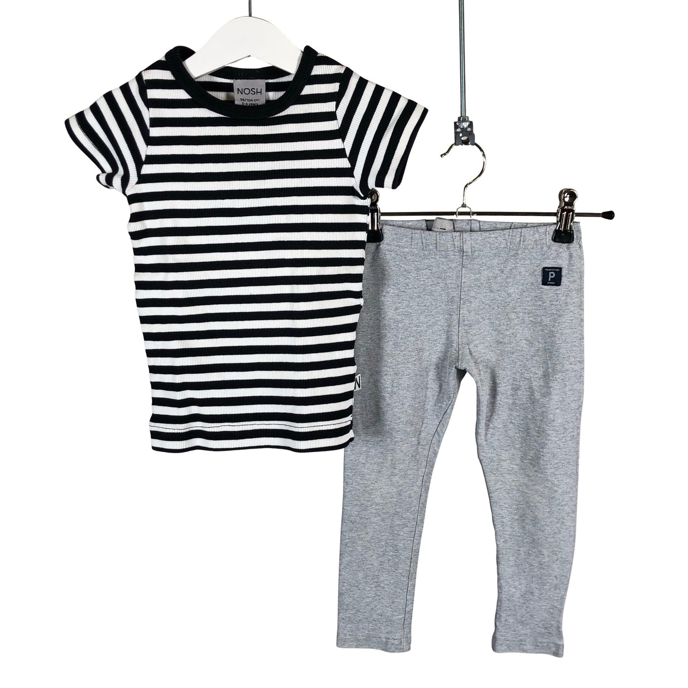 Unisex NOSH - T-särk, suurus 98 - 104 - Must (1)