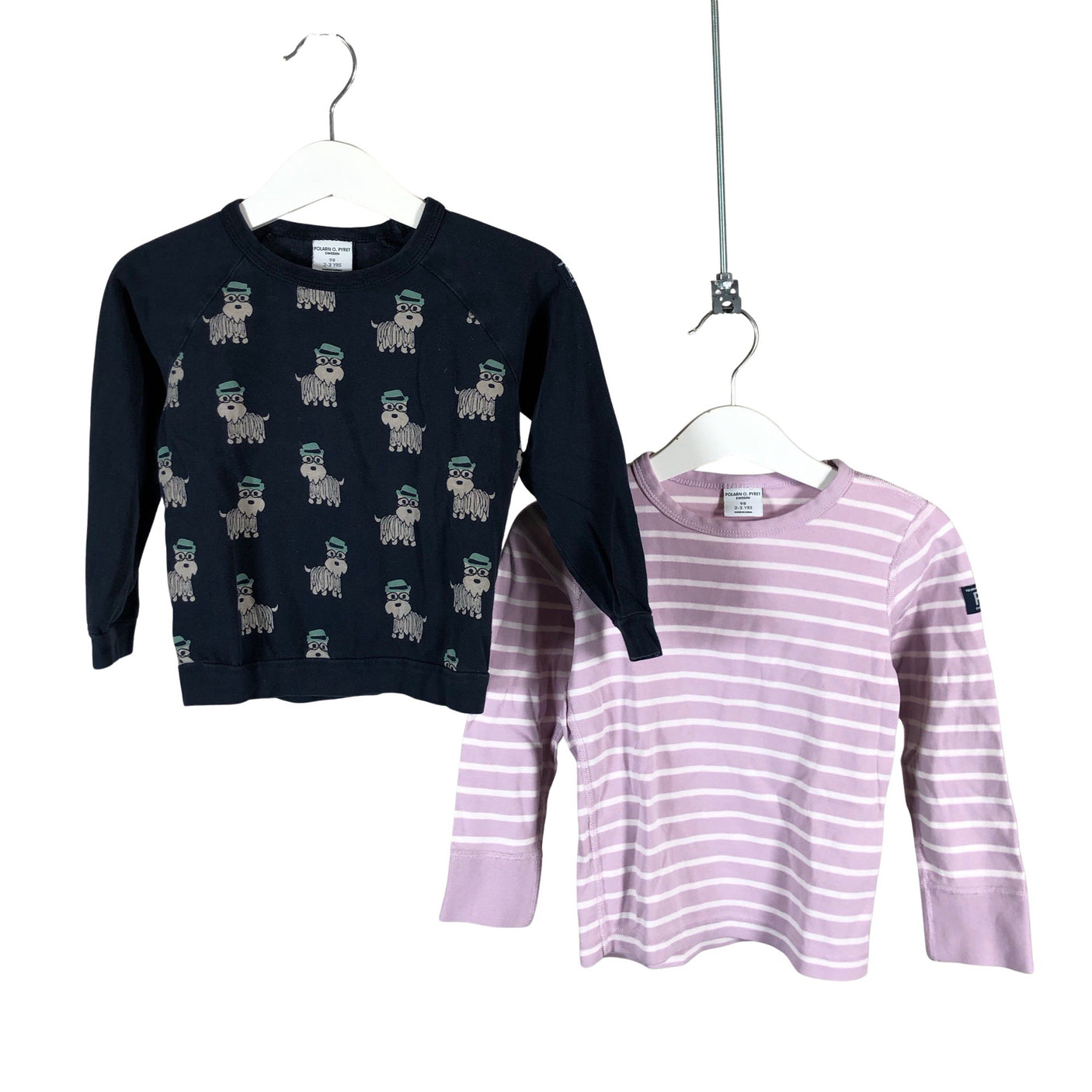 Unisex Polarn O. Pyret - Trikotaažist pluus, suurus 92 - 98 - Lilla (1)