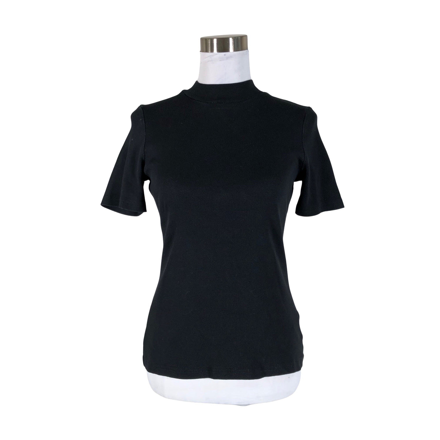 Unisex Aarrelabel - T-särk, suurus 38 - Must (1)