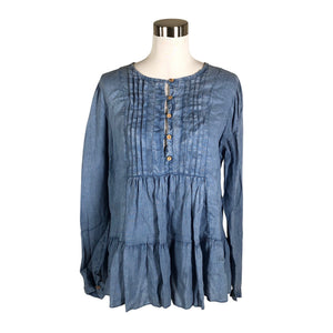 Unisex Bohemiana - Pluus, suurus 40 - Helesinine (1)