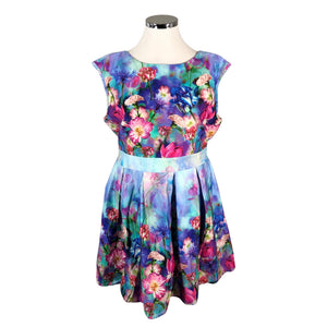 Unisex Lady Vintage - Mitteveniv kleit, suurus 48 - Sinine (1)