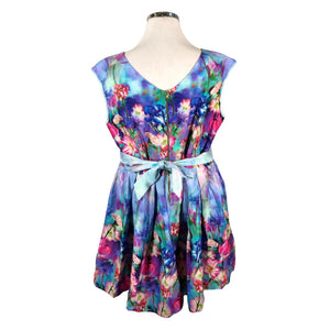 Unisex Lady Vintage - Mitteveniv kleit, suurus 48 - Sinine (2)