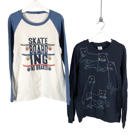 Unisex Polarn O. Pyret - Dressikangast pluus, suurus 134 - 140 - Sinine ()