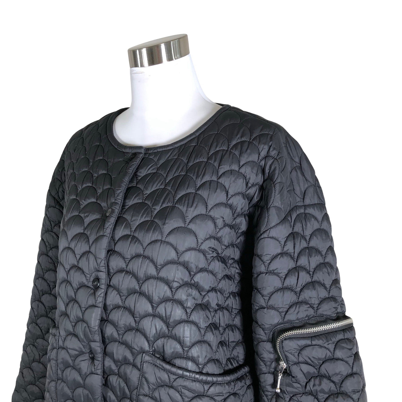 Unisex R/H Studio - Tepitud jope, suurus 40 - Must (3)