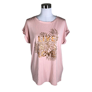 Unisex Soyaconcept - Trikotaažist tuunika, suurus 40 - Heleroosa (1)