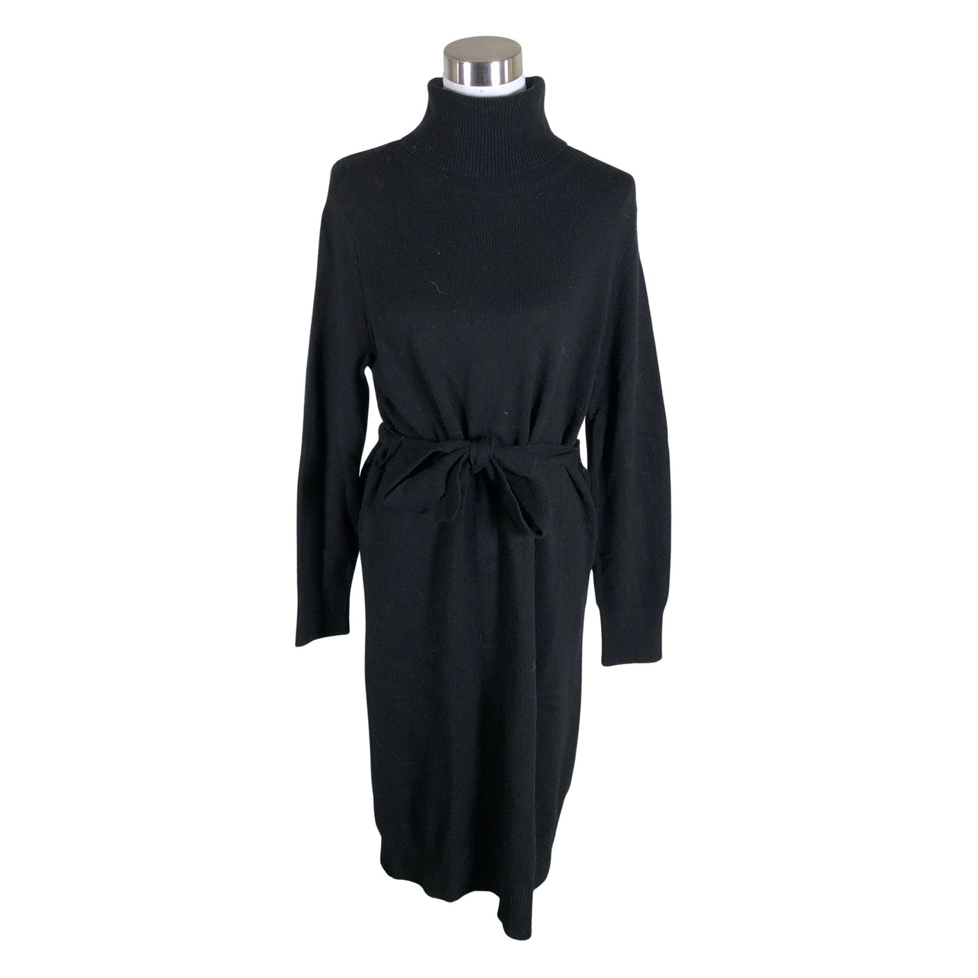 Unisex Andiata - Kootud kleit, suurus 38 - Must (1)