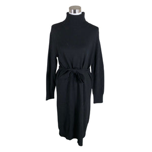 Unisex Andiata - Kootud kleit, suurus 38 - Must (1)