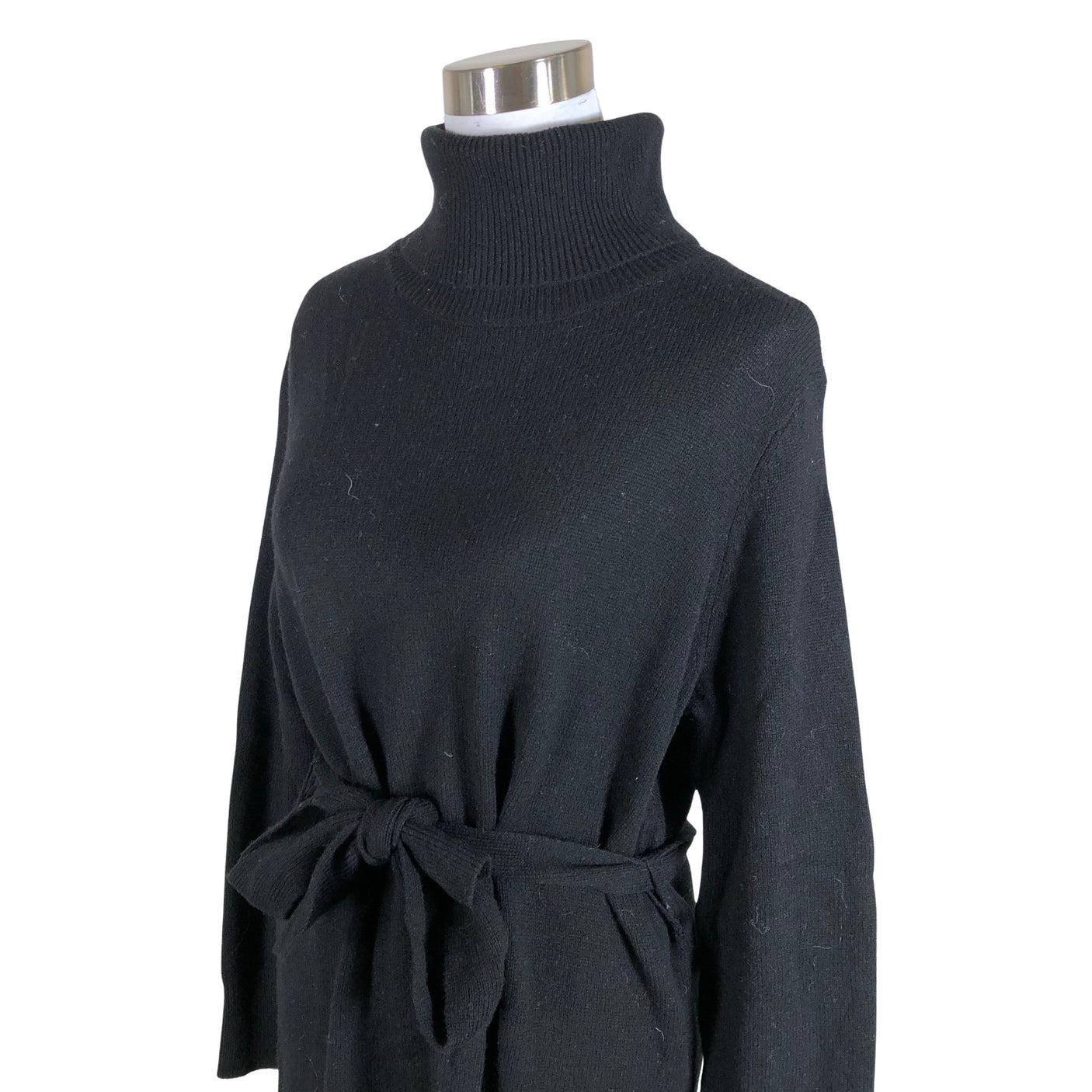 Unisex Andiata - Kootud kleit, suurus 38 - Must (3)