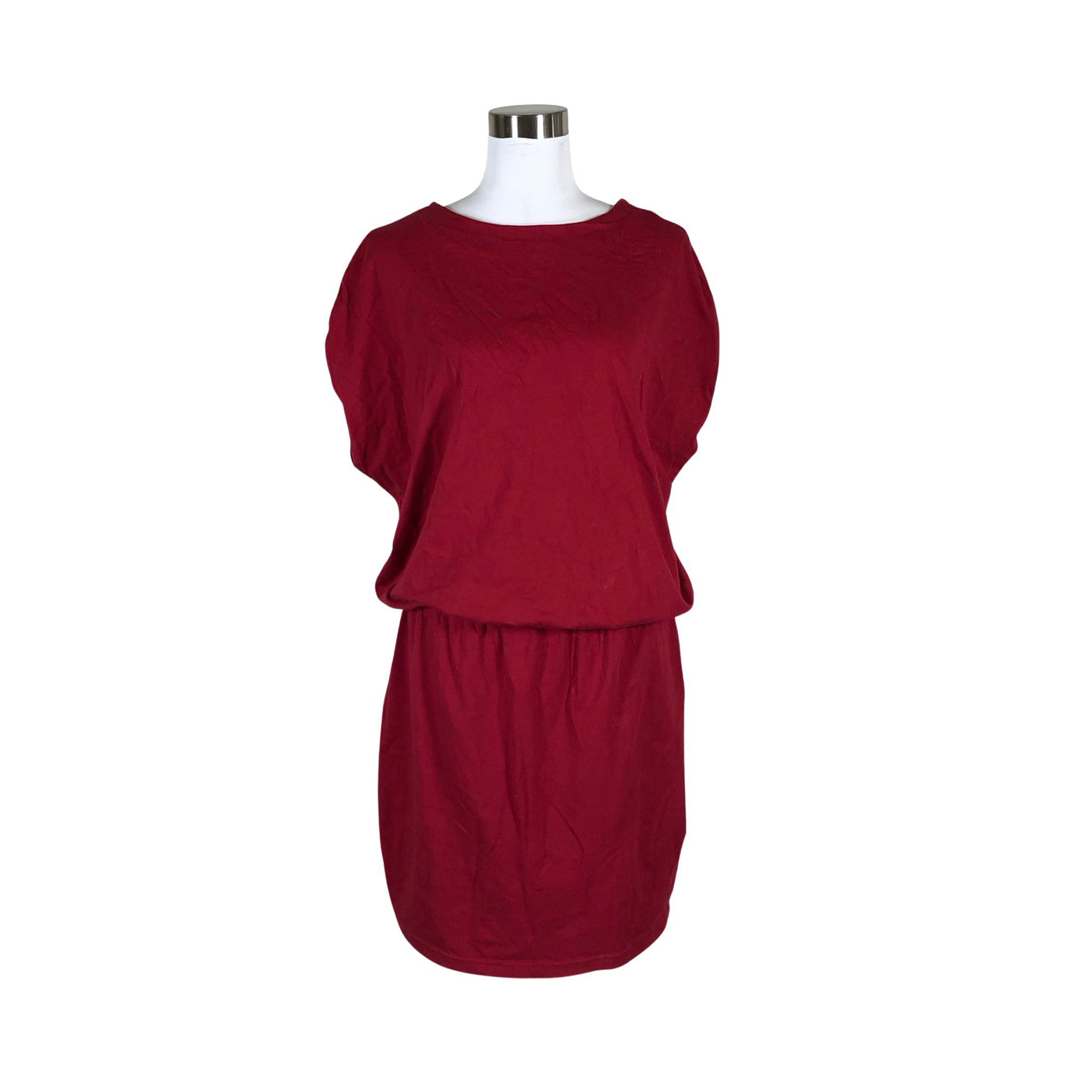 Unisex NOSH - Trikotaažist kleit, suurus 40 - Veinipunane (1)