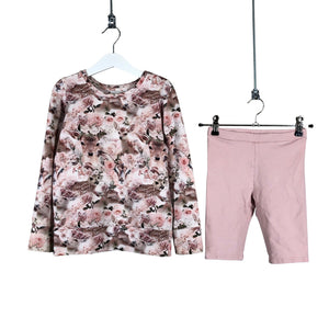 Unisex Gugguu - Dressikangast pluus, suurus 116 - 122 - Heleroosa (1)