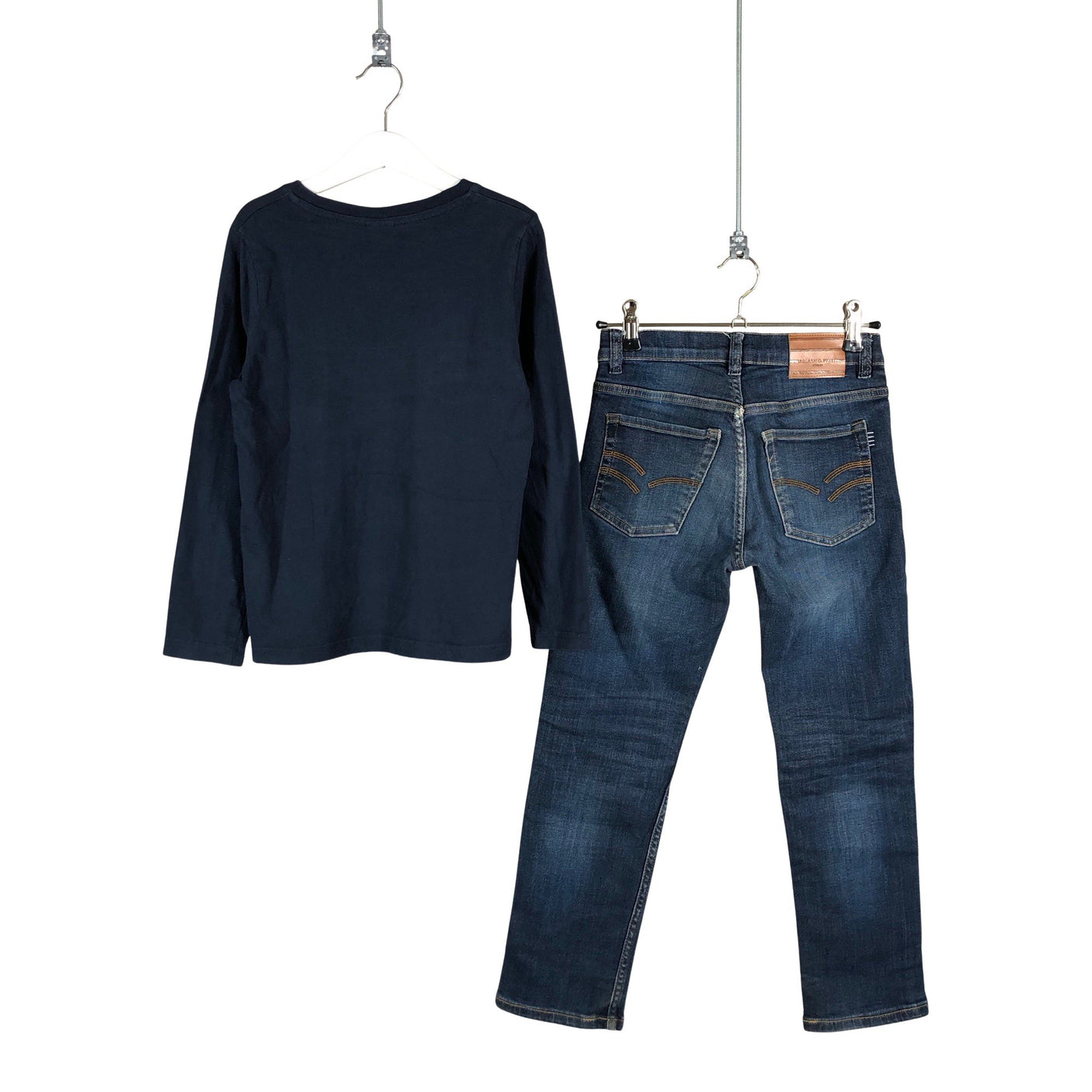 Unisex Polarn O. Pyret - Teksad, suurus 122 - 128 - Sinine (2)