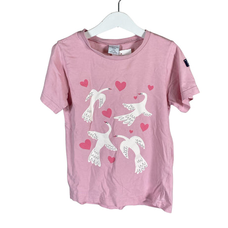 Unisex Polarn O. Pyret - T-särk, suurus 116 - 122 - Heleroosa ()