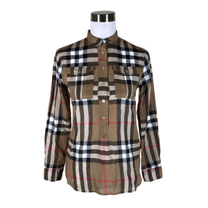 Unisex Burberry Brit - Pluus, suurus 34 - Pruun (1)