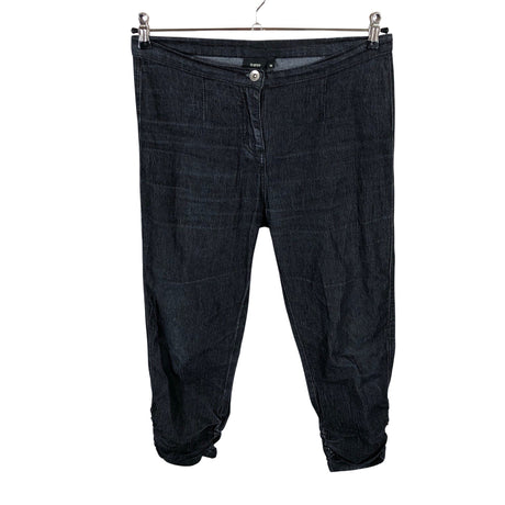 Unisex Fransa - Teksast poolpikad püksid, suurus 38 - Hall ()