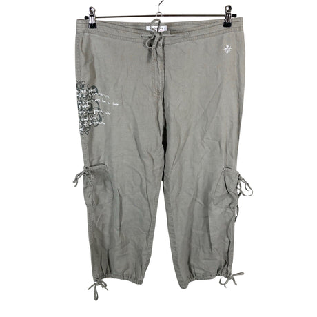 Unisex Global - Mittevenivad püksid, suurus 36 - Roheline ()