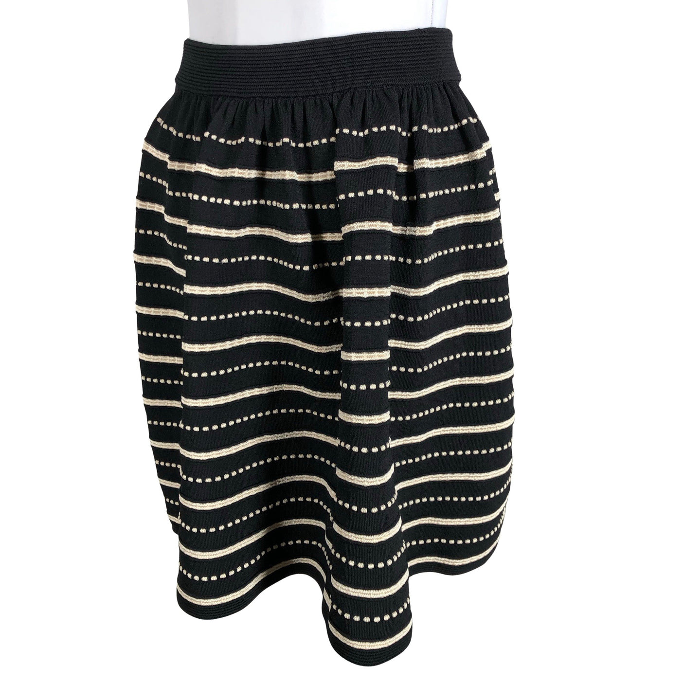 Unisex Sandro Paris - Kootud seelik, suurus 34 - Must (3)