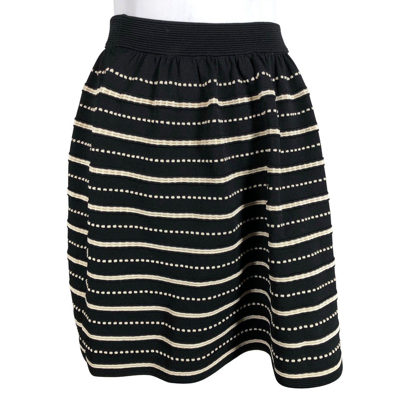Unisex Sandro Paris - Kootud seelik, suurus 34 - Must (2)