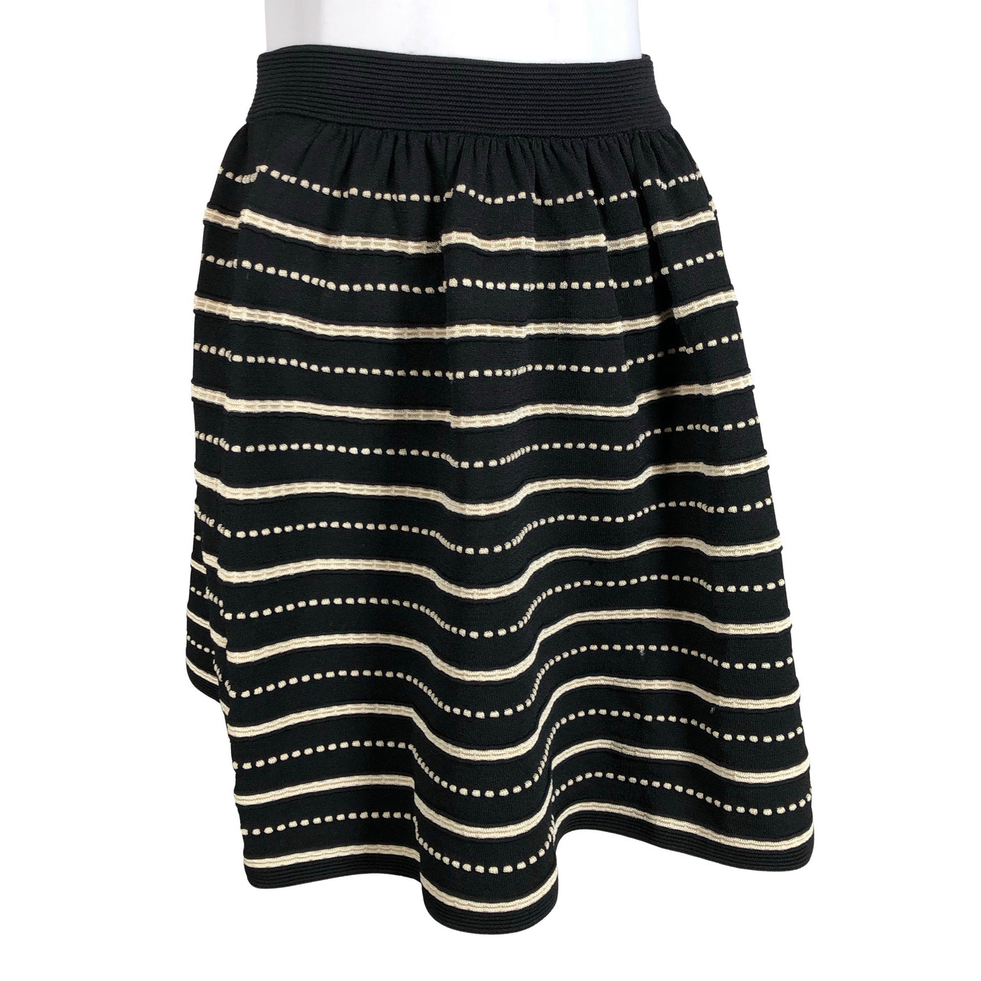 Unisex Sandro Paris - Kootud seelik, suurus 34 - Must (1)
