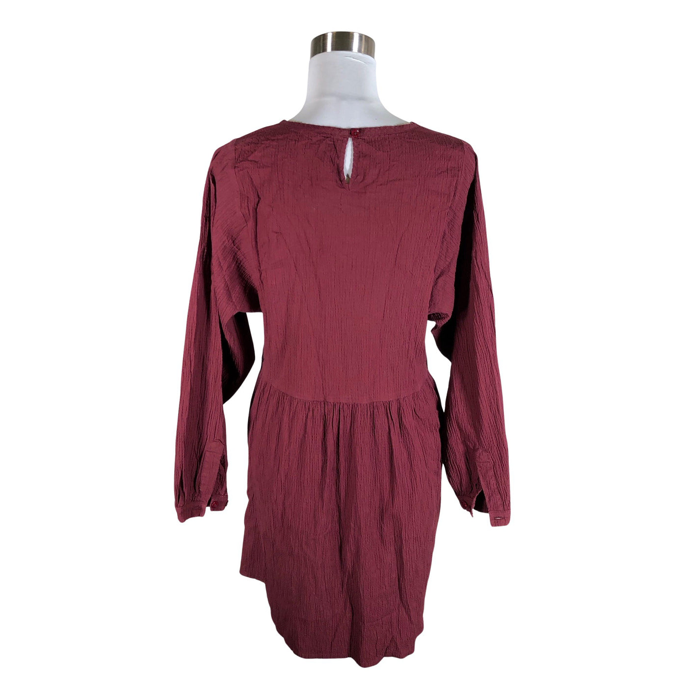 Unisex Nanso - Mitteveniv kleit, suurus 34 - Veinipunane (2)