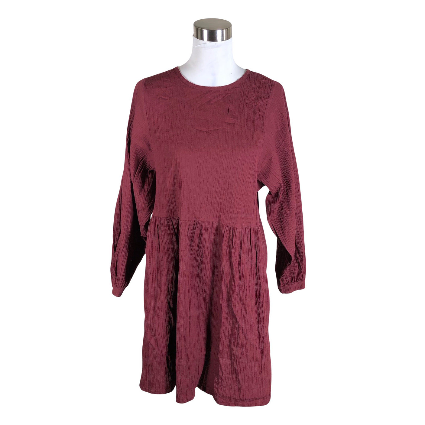 Unisex Nanso - Mitteveniv kleit, suurus 34 - Veinipunane (1)