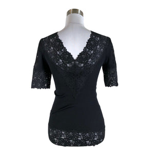 Unisex Rosemunde - T-särk, suurus 38 - Must (2)
