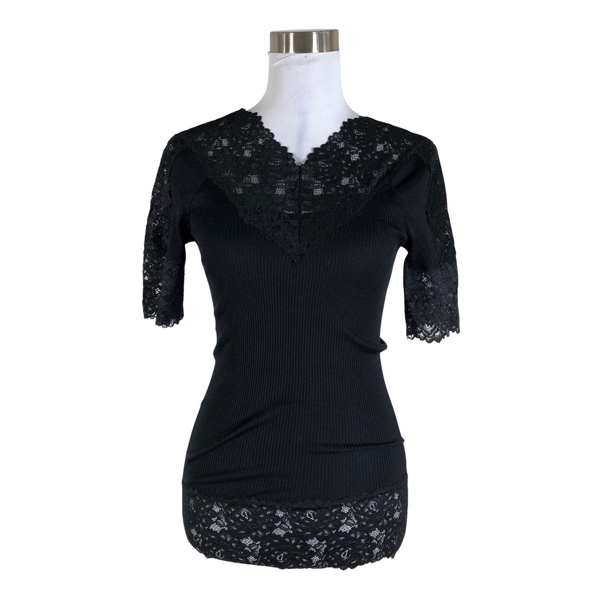 Unisex Rosemunde - T-särk, suurus 38 - Must (1)