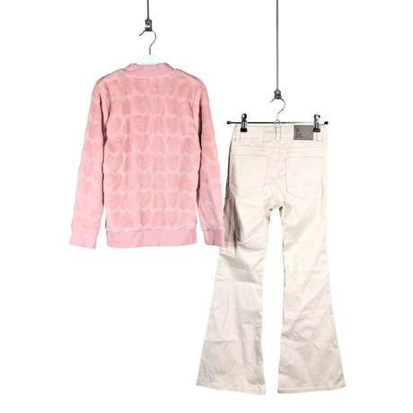 Unisex We - Mittevenivad püksid, suurus 128 - 134 - Heleroosa (2)