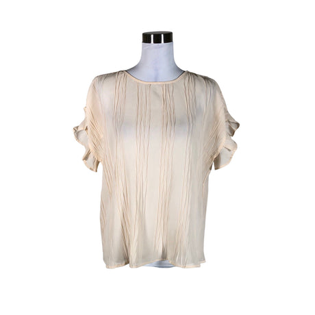 Unisex Noa Noa - Lühikeste käistega pluus, suurus 40 - Beige ()