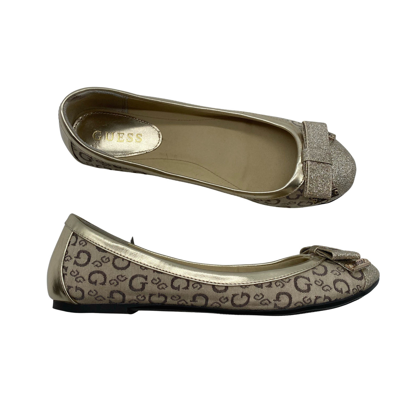 Unisex Guess - Pidulikud baleriinad, suurus 37 - Kuld (1)