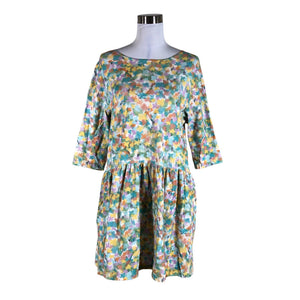 Unisex Puuvillatehdas - Trikotaažist kleit, suurus 40 - Roheline (1)