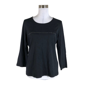 Unisex Nanso - Trikotaažist pluus, suurus 40 - Must (1)