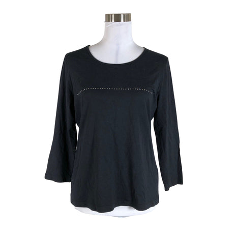 Unisex Nanso - Trikotaažist pluus, suurus 40 - Must ()
