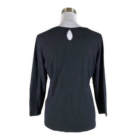 Unisex Nanso - Trikotaažist pluus, suurus 40 - Must (2)