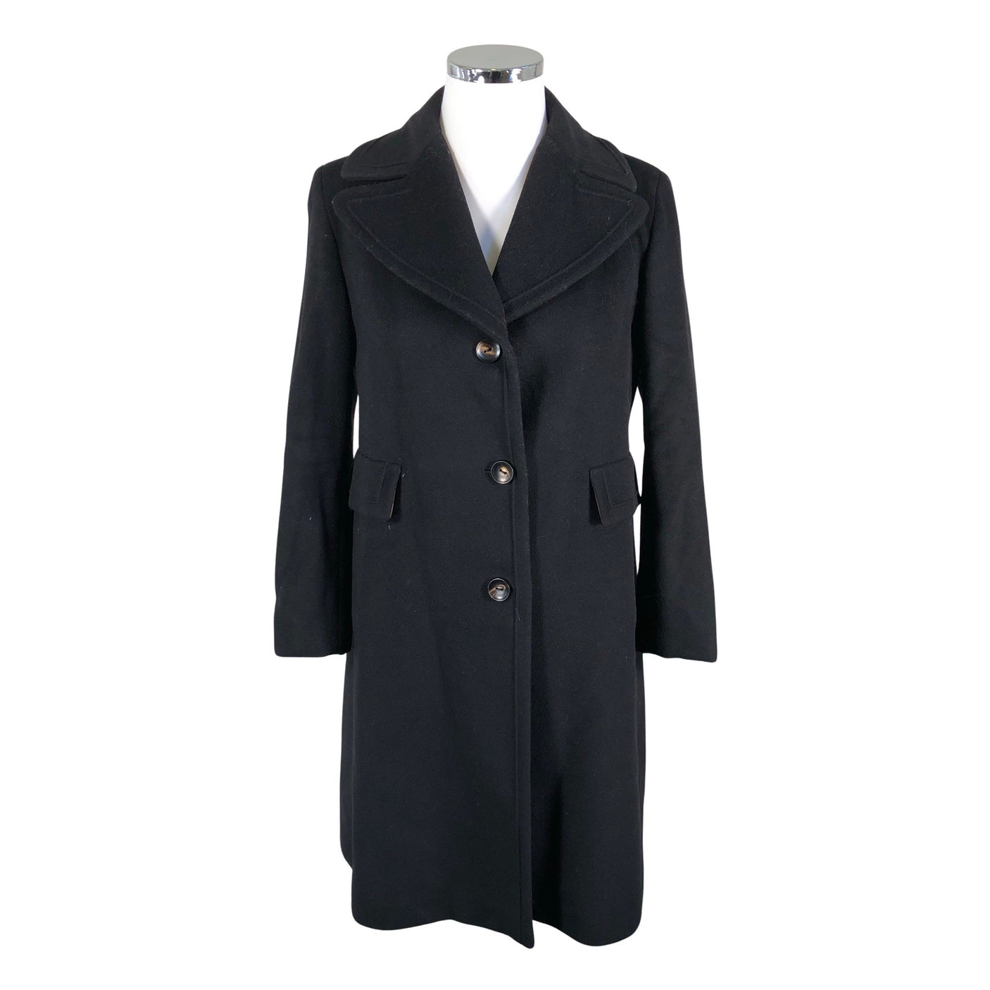 Unisex Manuela Conti - Villane mantel, suurus 42 - Must (1)