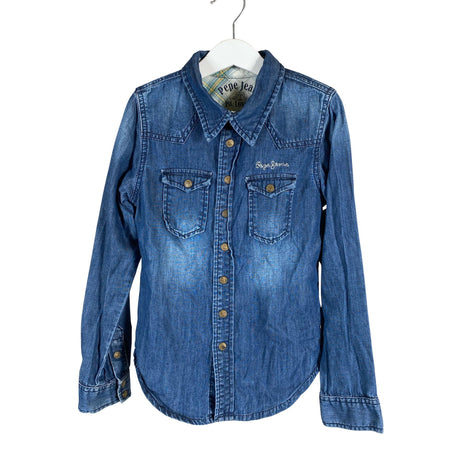 Unisex Pepe Jeans - Teksasärk, suurus 128 - 134 - Heleroosa ()