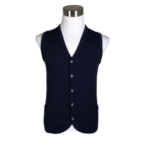 Unisex Charles Tyrwhitt - Kootud vest, suurus S - Sinine (1)