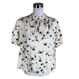 Unisex Second Female - Lühikeste käistega pluus, suurus 36 - Beige (1)