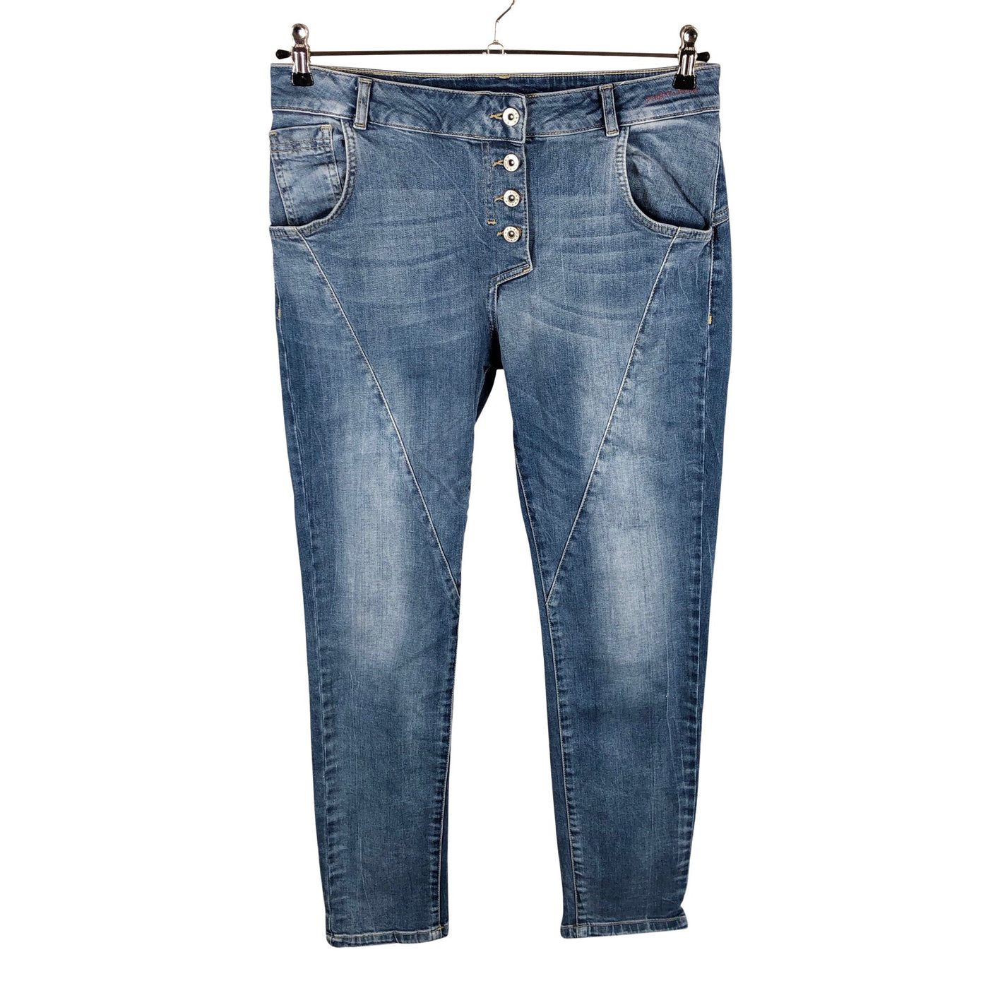 Unisex Perfect Jeans - Teksad, suurus 42 - Sinine (1)
