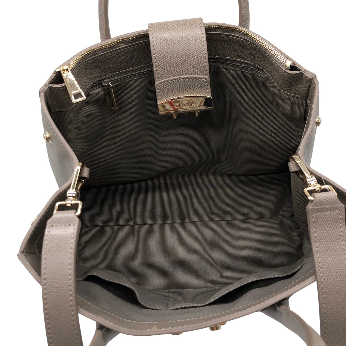 Unisex Furla - Õlakott, suurus Midi - Hall (3)