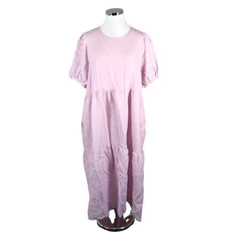Unisex Nanso - Mitteveniv kleit, suurus 48 - Heleroosa ()