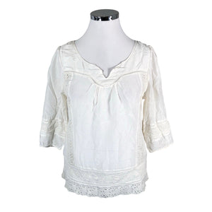 Unisex Esprit - Lühikeste käistega pluus, suurus 42 - Valge (1)