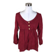 Unisex Bypias - Pluus, suurus 38 - Veinipunane ()