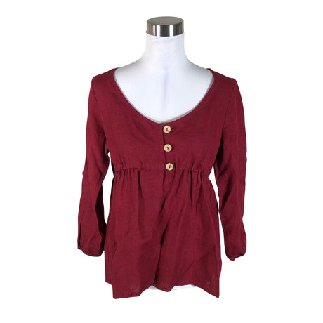 Unisex Bypias - Pluus, suurus 38 - Veinipunane ()