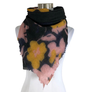 Unisex Marimekko - Õhuke sall, suurus Maxi - Must (1)