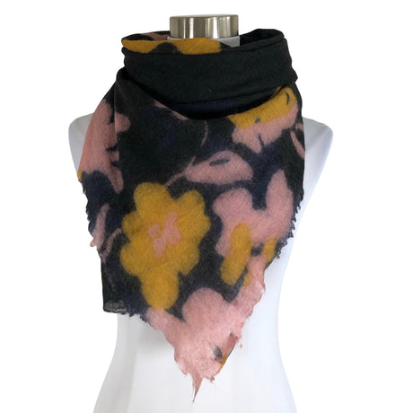 Unisex Marimekko - Õhuke sall, suurus Maxi - Must ()