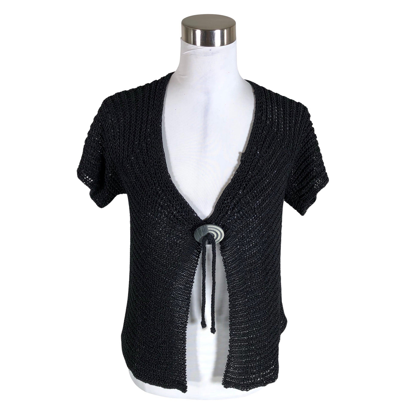 Unisex Gerry Weber - Kootud vest, suurus 34 - Must (1)