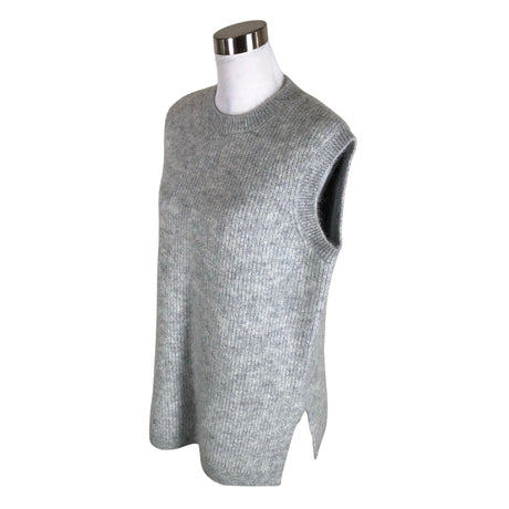 Unisex Arket - Kootud vest, suurus 36 - Hall (2)