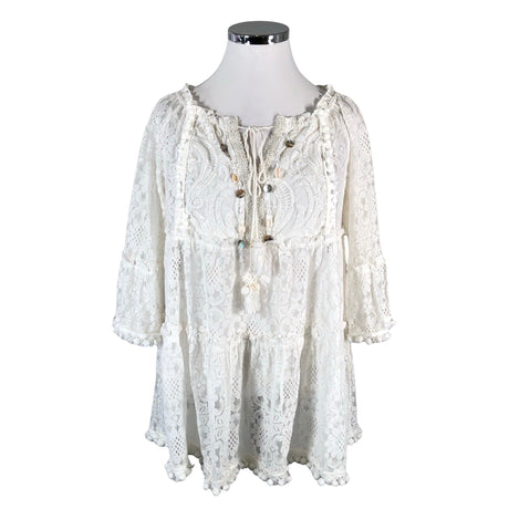 Unisex Studio - Mitteveniv tuunika, suurus 42 - Valge ()