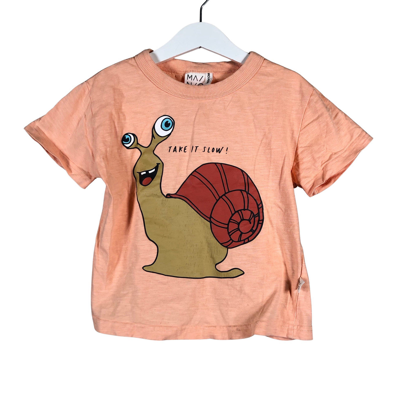 Unisex Mainio - T-särk, suurus 98 - 104 - Oranž (1)