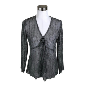 Unisex Shenina - Pluus, suurus 40 - Hall (1)